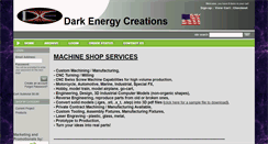 Desktop Screenshot of darkenergycreations.com